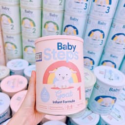 [Date 2028] Sữa Dê Baby Steps Goat New Zealand Cho Bé Từ Sơ Sinh (Lon 900g) 5