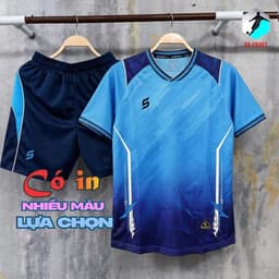 [Nhận in tên số (Nhiều mẫu)- HÀNG ĐẸP] Bộ quần áo chính hãng SV INFERA màu xanh YA vải mè cao cấp 1