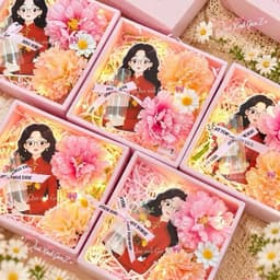 (Tặng đèn và thiệp) Set Hoa 20-11 tặng thầy cô Kèm ống phôi đựng tiền tặng Thầy Cô - Quà Tặng ý nghĩa hoa cúc tri ân 8