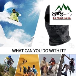 [HN] Mũ trùm đầu Bandana để đi xe đạp Trượt băng Săn bắn Camo Chống gió. Đi Phượt , Moto , xe máy 8