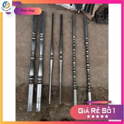 Song tiện cầu thang mẫu mới rẻ đẹp tương đương hàng nhập -Con tiện sắt cầu thang lan can sắt mỹ thuật mỹ nghệ 2