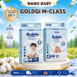 [MẪU MỚI] Bỉm Dán/Quần Goldgi M-Class 2026 Điều Hoà Siêu Thoáng Cho Bé 1