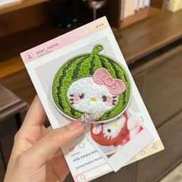 Phụ Kiện Tóc Kitty Nơ Dễ Thương - Miếng Dán Tóc Mái Xinh Xắn 7