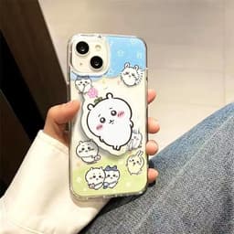 Giá đỡ điện thoại Chiikawa có túi khí, Chiikawa Usagi, sóc bay nhỏ, hoạt hình, giá đỡ để bàn xoay được 5