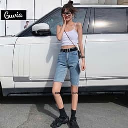 Áo Croptop Dây Mảnh Phong Cách, Áo Hai Dây Kiểu Nữ Chất Vải Borip Cotton Tốt Mặc Đẹp GUVIA CR19 8
