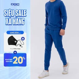 Quần nỉ DGC Phong Cách Trẻ Trung cạp có dây rút trong - WQNBBC01M 1