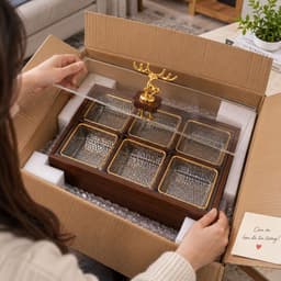 Khay Đựng Bánh Kẹo, Mứt Tết Sang Trọng Mẫu Mới 2027 Để Bàn Tiếp Khách 9