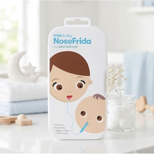 Hút mũi cho bé NoseFrida Thuỵ Điển, dụng cụ hút mũi an toàn cho bé