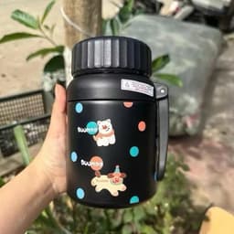 Bình Giữ nhiệt Thép Không Gỉ , Có Lọc Trà , Dễ Thương Dung Tích Lớn 1000ml ( Tặng Phụ Kiện ) 1
