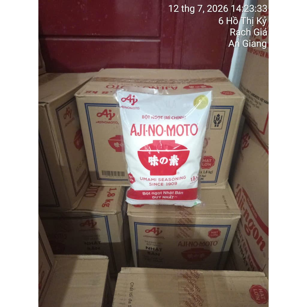 Chính Hãng FULL VAT Nguyên Thùng 10 Gói Bột ngọt Ajinomoto 1.8 KG Hạt Lớn - Thùng