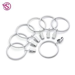 Móc treo rèm kèm khoen tròn dạng kẹp tiện dụng bộ 10 chiếc 7