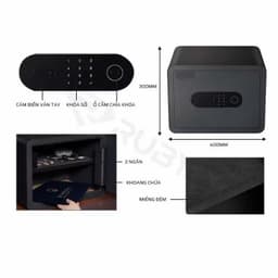 [RẺ VÔ ĐỊCH] Két sắt điện tử vân tay thông minh Miiijia Smart Safe BGX-5/ X1-303 - Mở Khóa Vân Tay | KẾT NỐI WIFI 9