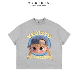 Áo Thun BOXY Local Brand VEQISTU "Baby", Áo Thun Boxy Form Rộng Unisex  250Gsm Cotton 4