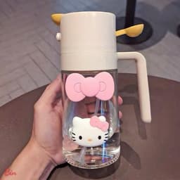 Bình Rót Dầu Ăn 2 trong 1  Dung Tích 460ml Chất Liệu Thủy Tinh Cao Cấp VOICON-BIN99 2