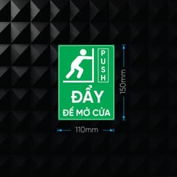 Decal Dán Cửa "Đẩy - Kéo" (Push - Pull) Chống Thấm Nước - Biển Báo Chỉ Dẫn Ra Vào Tiện Lợi, Chuyên Nghiệp 6