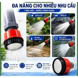 Đầu Sen Tăng Áp 1000 Lỗ Phun Tia Siêu Mịn Tiết Kiệm Nước PHÙ HỢP DÙNG TƯỚI CÂY, RỬA BÁT, TẮM , ĐẦU 21 -27 5