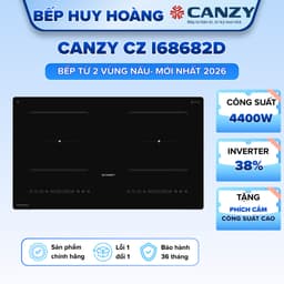 Bếp từ đôi Canzy CZ I68682D I NTC68HN |Model 2026 I Bếp từ inverter I Bếp từ sôi liu riu 1