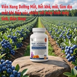 Viên Bổ Mắt Thảo Mộc - Advanced Eye Formula 15-in-1 – Chống Khô Mắt, Mỏi Mắt, Tăng Cường Thị lực _ DEAL SIÊU SOCK [Z 4