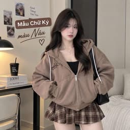 [ Rẻ Vô Địch ] Áo Khoác Hoodie Zip Nỉ Tàu Unisex Thời Trang Thêu Chữ MARPU - cahng3158 3