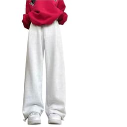 [ Rẻ Vô Địch ] Quần Dài Ống Rộng Cạp To Chất Nỉ 2 Da Hàn Quốc Eo Cao Tôn Dáng TROUSERRER 5
