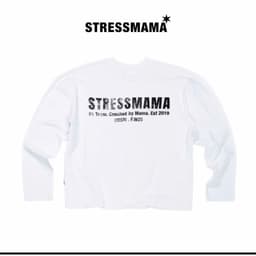 Áo Thun phông Tay Dài STRESS  PAPA COACH logo l66 in 5D longtee boxy dáng rộng nam nữ streetwear LONGSLEEVE AM123 3