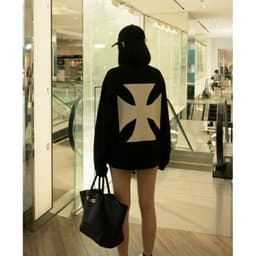 Áo Thun phông Tay Dài THÀNH GIÁ CHỮ THẬP BIG logo l66 in 5D longtee boxy dáng rộng nam nữ  LONGSLEEVE AM126 5