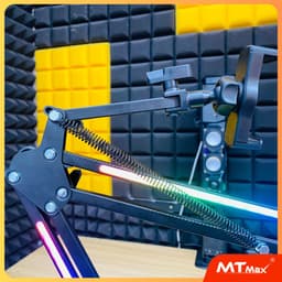 Kẹp Micro Cao Cấp NB36 Pro – Kẹp Bàn Chắc Chắn Chuẩn Phòng Thu  Có Đèn Led – Livestream , Karaoke Xịn Như Studio 5