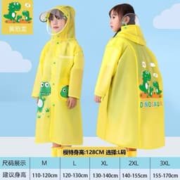 Áo  mưa học sinh đi học hoạ tiết chú ếch dễ thương ( Trùm Được Cả Cặp Sách) Cho Bé Gái, Bé Trai - áo mưa trẻ em Kute 4