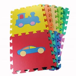 Bộ 30 Tấm Thảm Xốp Lót Sàn Cho Bé kícḣ thước 30x30cm (Động Vật, Phương Tiện, Trái Cây) 3