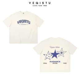Áo Thun Local Brand VEQISTU " RADIANCE ", Áo Thun Boxy Form Rộng  250Gsm 100% Cotton 2 Chiều 3