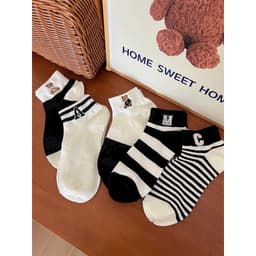 Sét 5 đôi tất cổ thấp nữ mẫu mới BIN 7