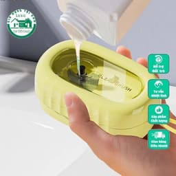 Bàn chải giặt đồ, chà quần áo giày dép... Cao cấp - thiết kế sang trọng ,Bàn chải giặt con lăn đẩy chất lỏng VOICON 3