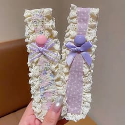 Băng Đô (LOẠI 1)   Velcro Phong Cách Hàn Quốc Ngọt Ngào & Retro Cho Quấn Tóc 2
