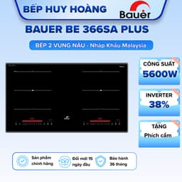 Bếp từ đôi BAUER BE 366SA PLUS | Bếp nhập khẩu Malaysia | Công nghệ Inverter 1
