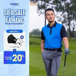 Áo Polo Golf Nam Ngắn Tay DGC Kiểu Dáng Năng Động Thoáng Mát - SAPBC04M 1