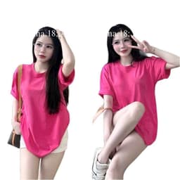 Áo thun , áo 3158 cotton khô, áo thun nữ form rộng nam nữ tay lỡ mẫu trơn unisex -chữ SUNNDAY 8