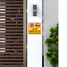 [Hỏa Tốc] Biển Báo "Vui Lòng Không Đỗ Xe - Có Xe Ra Vào Liên Tục Chống Thấm Nước Bền Màu Aluminium 3