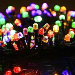 Đèn Nháy 50M Kim Cương, Dây Led 40M Trang Trí Ngoài Trời Chống Nước 8
