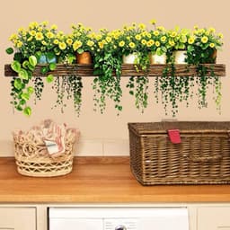 DT29 - 40x70cm Decaltrong dán tường kệ chậu cây hoa nhiều màu sắc , Sẵn keo kt 40*70cm 4
