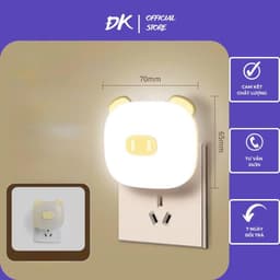 Đèn Ngủ Cảm Biến Ánh Sáng Hình Heo Gia Dụng ĐK VOICON-[SS67] 1
