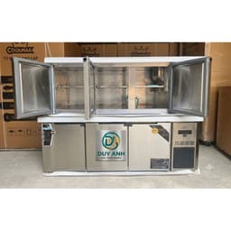 Tủ Lạnh Đông mát Bàn Chặt Inox Công Nghiệp 1m2 -1m5- 1m8: Linh Hoạt & Đa Năng. 2