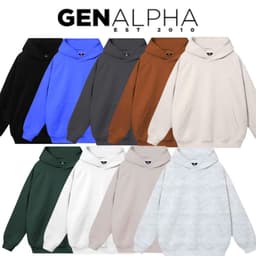 [ XẢ HÀNG  ] Áo hoodie Trơn unisex form rộng  ,áo khoác thời trang nam nữ nỉ bông oversize 5