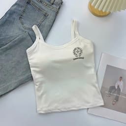 < free size 33 -48kg  > Sét bộ quần dài da cá ống suông + mix áo 2 dây ĐỆM MÚT - chữ THẬP -thoitrang2k 7