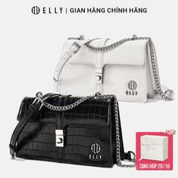 [Tặng hộp 20.10] Túi xách nữ thời trang ELLY EL323 đeo chéo đeo vai da tổng hợp cao cấp chính hãng 1