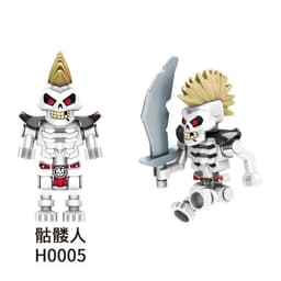 [IN LƯNG]Mô Hình Nhân Vật Ninjago Lính Đá,Lính Xương-Minifigures Ninjago Pilot,season 2 6
