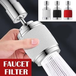 Vòi rửa bát lọc xoay 720 °, Đầu Vòi Hoa seᵰ Có Thể Xoay, 3 Chế Độ, Bộ Lọc Vòi Nước, Vòi Phun Nhà Bếp 2
