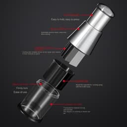 Dụng Cụ Băm Tỏi Ớt Gừng Bằng Inox 304 Tiện Dụng Cho Nhà Bếp VOICON-[PM66] Kích Thước 16x6x6 cm Trọng Lượng 140g 7