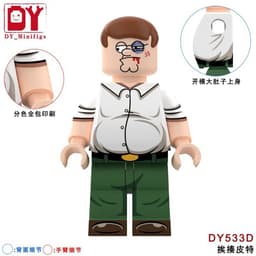 Minifigure Family Guy Đồ Chơi Lắp Ráp Nhân Vật Peter Griffin 6