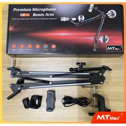 Kẹp Micro Cao Cấp NB36 Pro – Kẹp Bàn Chắc Chắn Chuẩn Phòng Thu  Có Đèn Led – Livestream , Karaoke Xịn Như Studio 9