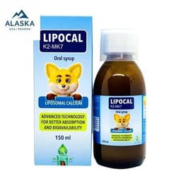 LIPOCAL K2-MK7 - Canxi Thực Vật Giúp Bé Tăng Chiều Cao, Xương Chắc Khỏe (150ml) 2